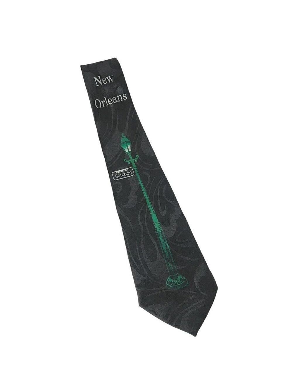 Steven Harris Green Lamp Post Necktie
